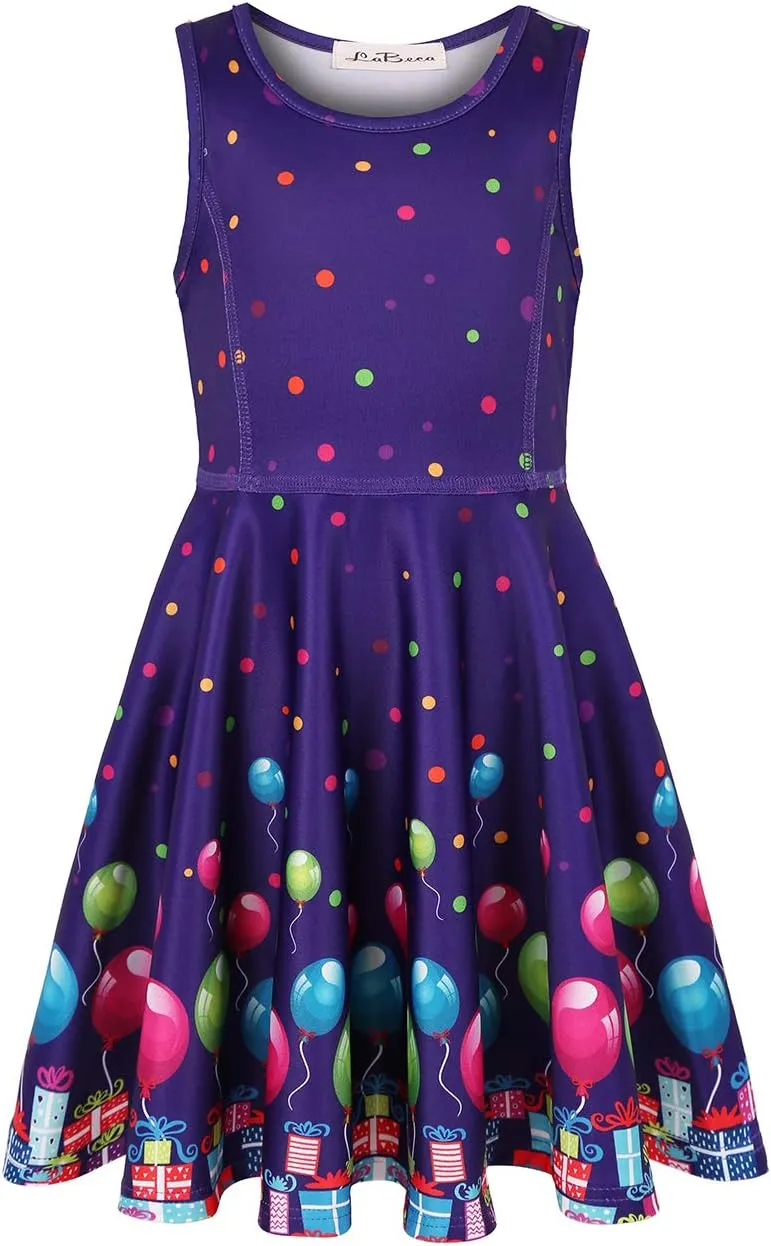 Girls Dress Sleeveless Long Sleeve Kids Toddler Little Big Girl Unicorn Mermaid Casual Dresses