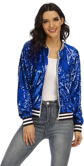 HI-party Casual sequin coat