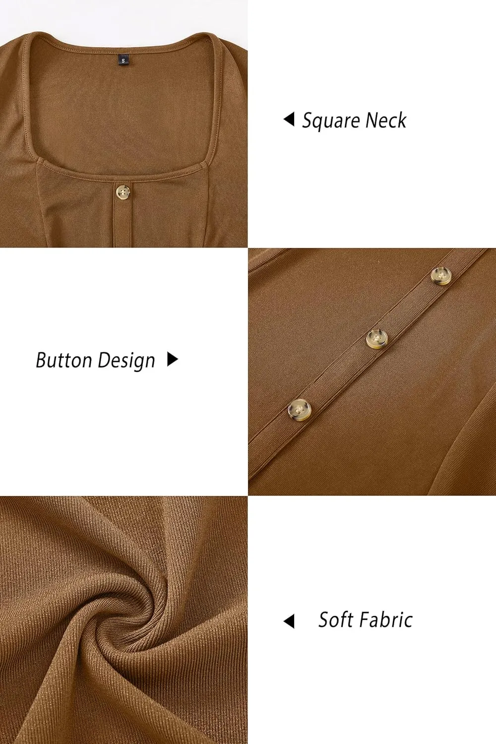 Newshows Women 2024 Fall Dress Long Sleeve Holiday Outfits Square Neck Casual Winter Ribbed Knit Dresses Trendy