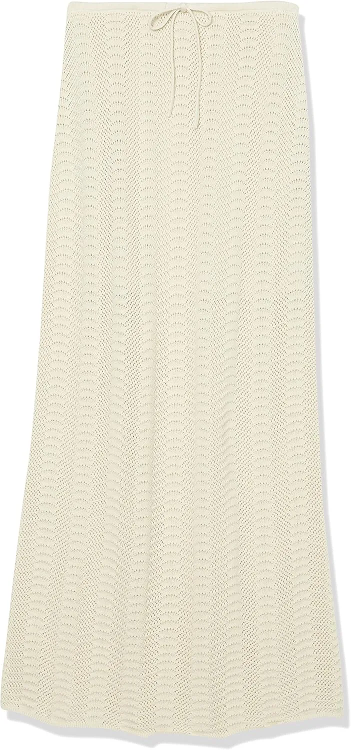 The Drop Women's Makayla Crochet Maxi Skirt