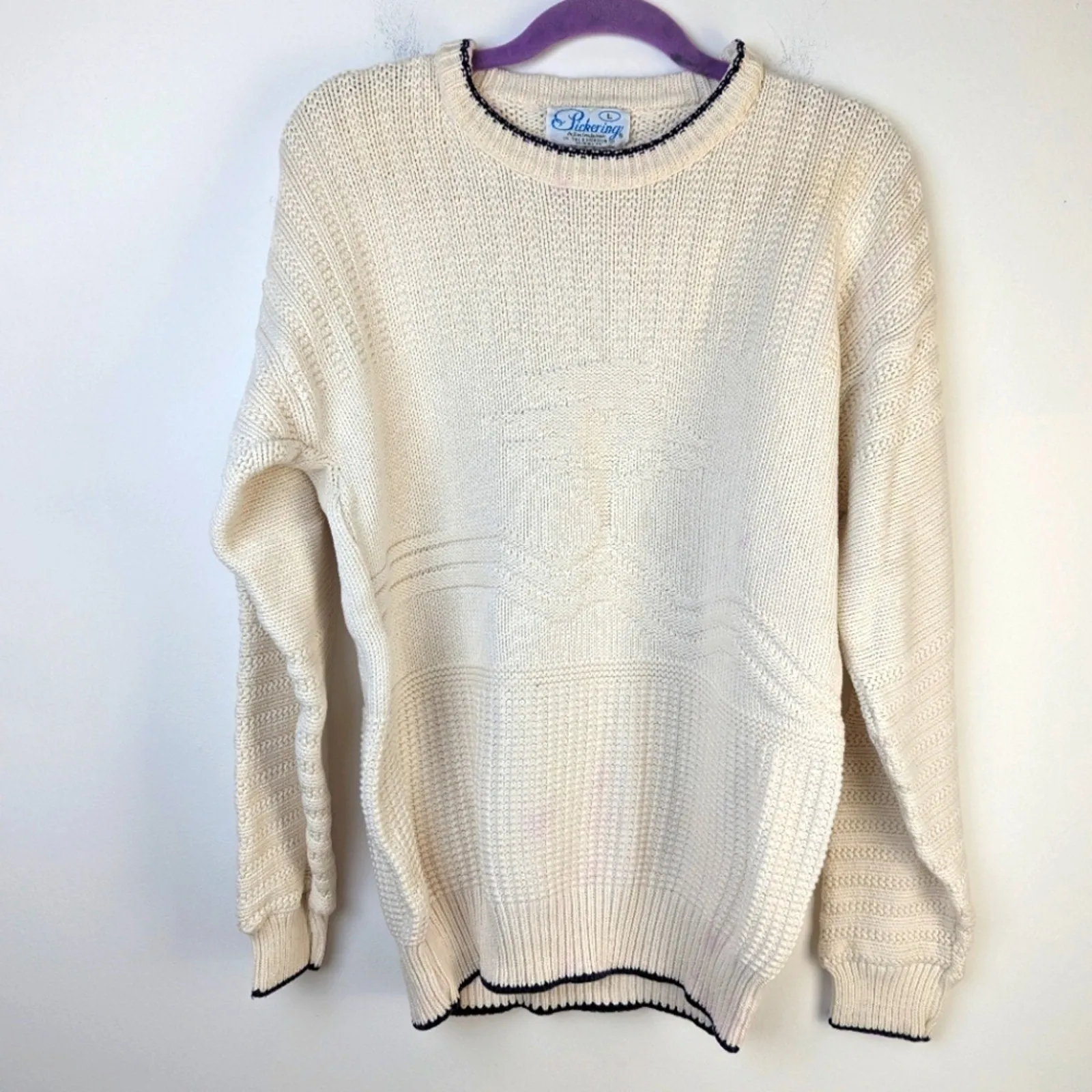 Vintage Pickering Sportswear Golfer Sweater - L