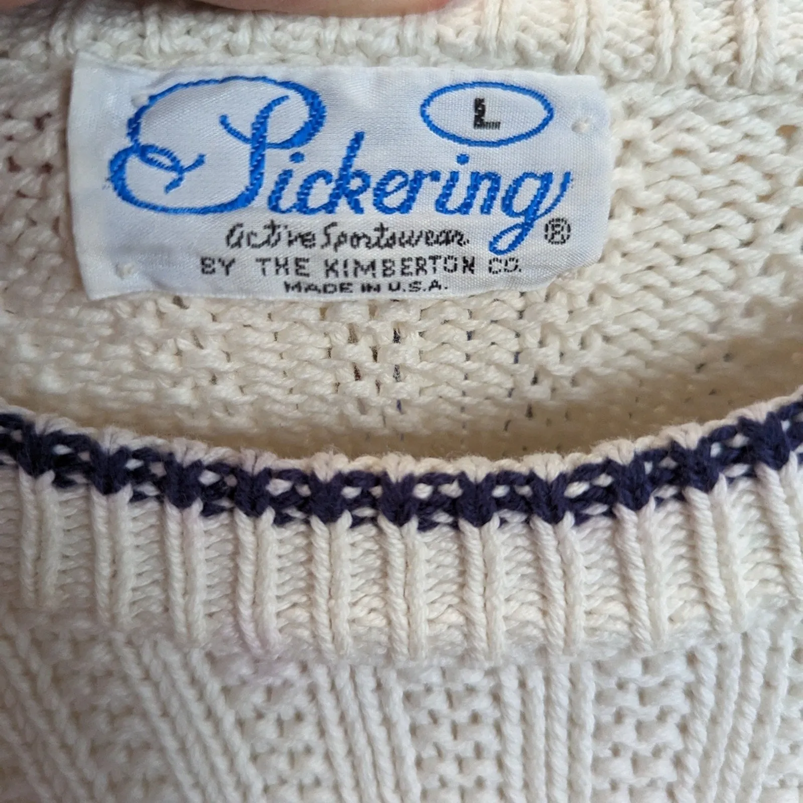 Vintage Pickering Sportswear Golfer Sweater - L